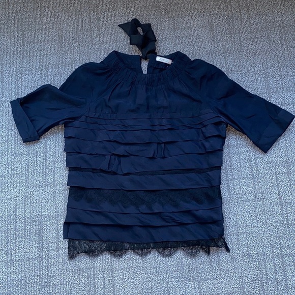 Nina Ricci Silk blouse size M/38 - Picture 1 of 6